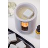 Stoneglow Ceramic Wax Melter Grey lifestyle