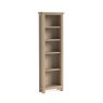 Cottage Collection Slim Bookcase oak