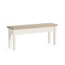 Cottage Collection Shallow Storage Bench coconut