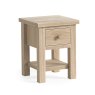 Cottage Collection Lamp Table With Shelf oak