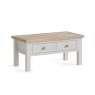 Cottage Collection Coffee Table With Drawer grey