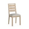 Cottage Collection Dining Chair Pair In White oak