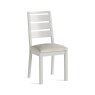 Cottage Collection Dining Chair Pair In White grey