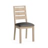 Cottage Collection Dining Chair Pair In Grey oak