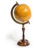 McGowan Rutherford McGowan Rutherford Antique Brown Globe on Wooden Stand