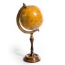 McGowan Rutherford McGowan Rutherford Antique Brown Globe on Wooden Stand