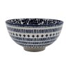 The Spanish Company Assorted Snack Bowls blue pattern