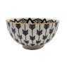 The Spanish Company Assorted Snack Bowls Black white chevron