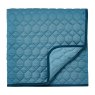 Sanderson Jackfruit Quilted Throw Indigo & Papaya