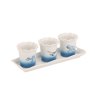 The Coast The Coast Set of 3 Herb Pots with Tray