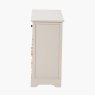 Farmhouse 2 Drawer 4 Basket Unit white background