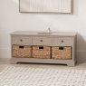 Farmhouse 3 Drawer 3 Basket Unit lifestyle