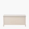 Farmhouse 3 Drawer 3 Basket Unit white background