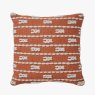 Summer Terracotta Braid Outdoor Cushion white background