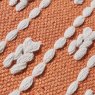 Summer Terracotta Braid Outdoor Cushion close up