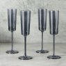 Simply Home Grey Set Of 4 Champagne Glasses lifestyle