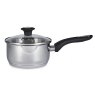 Simply Home 16 CM Stainless Steel Draining Lid Saucepan side view