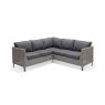 Bermuda Dark Casual Corner Bench Set white background