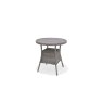 Bermuda Dark Round Bistro Set white background