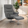 Hudson Swivel Chair & Stool Set